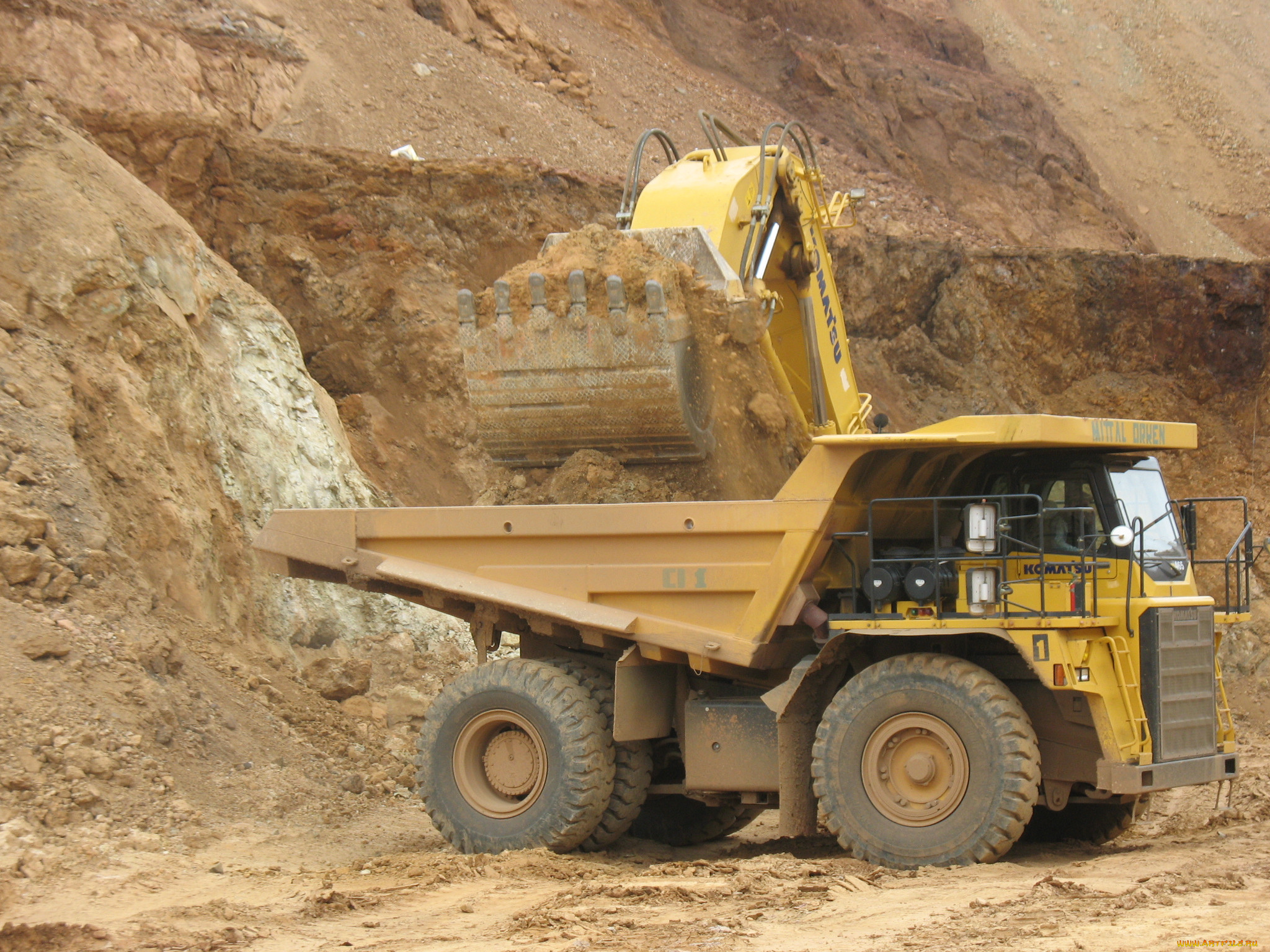 komatsu, hd465, , 